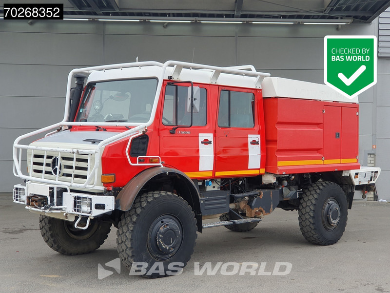 Mercedes-Benz U5000 4X4 Camiva FIRE TRUCK SUPERSTRUCTURE NOT WORKING Automatic - Brandweerwagen: afbeelding 1 Mercedes-Benz U5000 4X4 Camiva FIRE TRUCK SUPERSTRUCTURE NOT WORKING Automatic - Brandweerwagen: afbeelding 1