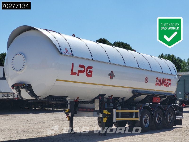 Mim-Mak LPG TRANSPORT TANK 3 axles NEW 48m3 Liftachse Gas ADR - Tankoplegger: afbeelding 1 Mim-Mak LPG TRANSPORT TANK 3 axles NEW 48m3 Liftachse Gas ADR - Tankoplegger: afbeelding 1