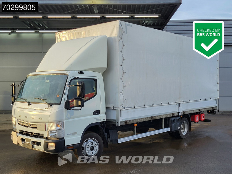 Mitsubishi Fuso 7C 18 4X2 Steelsuspension 1000kg Ladebordwand Automatic Euro 6 - Schuifzeilen vrachtwagen: afbeelding 1 Mitsubishi Fuso 7C 18 4X2 Steelsuspension 1000kg Ladebordwand Automatic Euro 6 - Schuifzeilen vrachtwagen: afbeelding 1