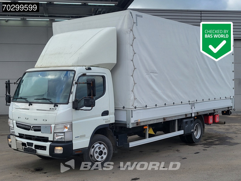 Mitsubishi Fuso 7C18 4X2 7.5tonner Curtainsider Ladebordwand Automatic Euro 6 - Schuifzeilen vrachtwagen: afbeelding 1 Mitsubishi Fuso 7C18 4X2 7.5tonner Curtainsider Ladebordwand Automatic Euro 6 - Schuifzeilen vrachtwagen: afbeelding 1