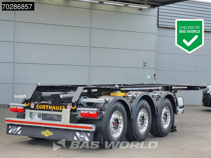 Orthaus 3 axles NEW Lift Axle 20ft 25ft Tank ADR - Containertransporter/ Wissellaadbak oplegger: afbeelding 1 Orthaus 3 axles NEW Lift Axle 20ft 25ft Tank ADR - Containertransporter/ Wissellaadbak oplegger: afbeelding 1
