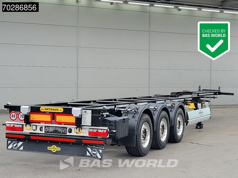 Orthaus CGS 3 axles NEW Liftachse 40ft 45ft SAF - Containertransporter/ Wissellaadbak oplegger: afbeelding 1 Orthaus CGS 3 axles NEW Liftachse 40ft 45ft SAF - Containertransporter/ Wissellaadbak oplegger: afbeelding 1