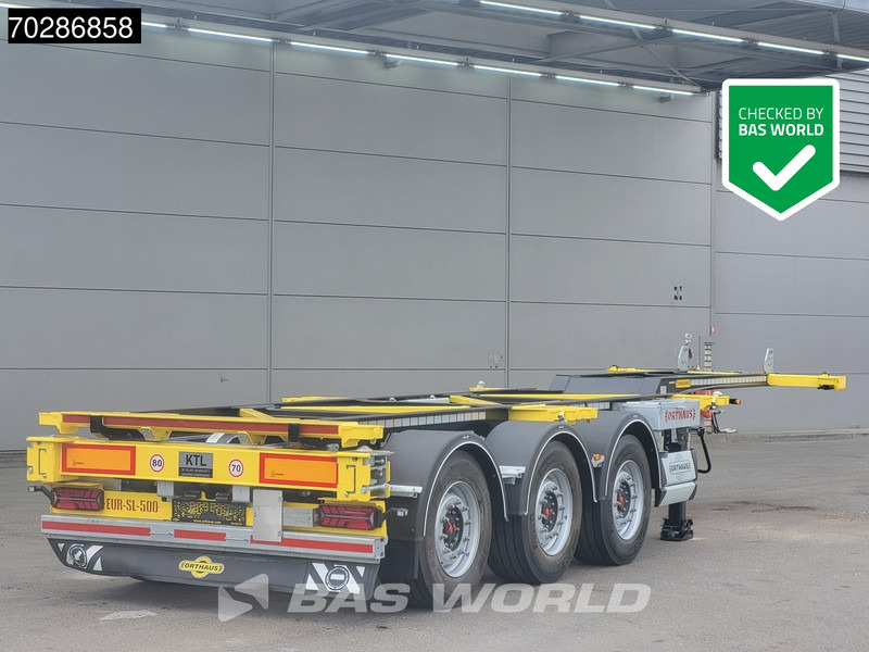 Orthaus CGS (Euro Slider 500) 3 axles Multi 45ft Lift Axle extendable SAF - Containertransporter/ Wissellaadbak oplegger: afbeelding 1 Orthaus CGS (Euro Slider 500) 3 axles Multi 45ft Lift Axle extendable SAF - Containertransporter/ Wissellaadbak oplegger: afbeelding 1