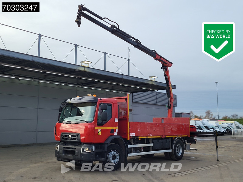Renault C 280 4X2 Palfinger PK12.501 SLD Crane Kran Automatic Airco Euro 6 - Vrachtwagen met open laadbak, Kraanwagen: afbeelding 1 Renault C 280 4X2 Palfinger PK12.501 SLD Crane Kran Automatic Airco Euro 6 - Vrachtwagen met open laadbak, Kraanwagen: afbeelding 1