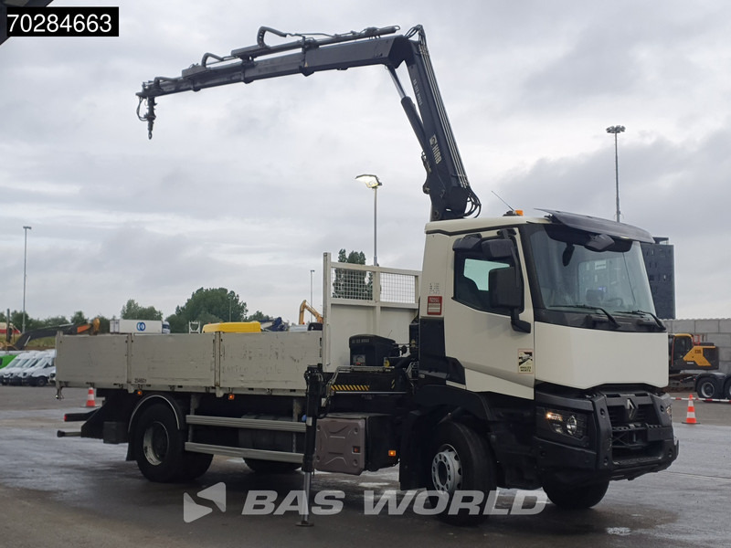Renault C 380 4X2 HIAB 122 B-3 HIDUO Kran Crane Steelsuspension Big-Axle Euro 6 - Vrachtwagen met open laadbak, Kraanwagen: afbeelding 3 Renault C 380 4X2 HIAB 122 B-3 HIDUO Kran Crane Steelsuspension Big-Axle Euro 6 - Vrachtwagen met open laadbak, Kraanwagen: afbeelding 3