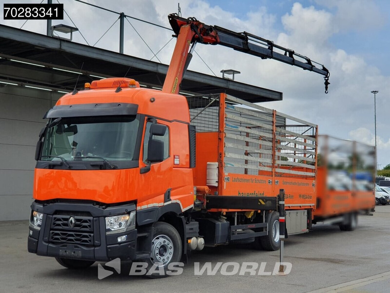 Renault C 380 4X2 Palfinger PK18002-EH Retarder Automatic Standklima Euro 6 - Vrachtwagen met open laadbak, Kraanwagen: afbeelding 5 Renault C 380 4X2 Palfinger PK18002-EH Retarder Automatic Standklima Euro 6 - Vrachtwagen met open laadbak, Kraanwagen: afbeelding 5