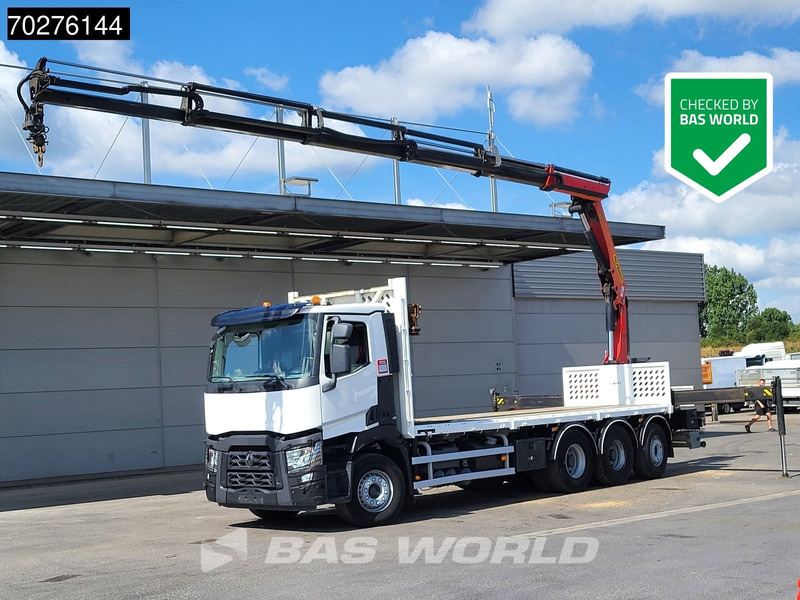 Renault C 380 8X4 Palfinger PK 23001 EH Remote Lift+Lenkachse Euro 6 - Vrachtwagen met open laadbak, Kraanwagen: afbeelding 1 Renault C 380 8X4 Palfinger PK 23001 EH Remote Lift+Lenkachse Euro 6 - Vrachtwagen met open laadbak, Kraanwagen: afbeelding 1