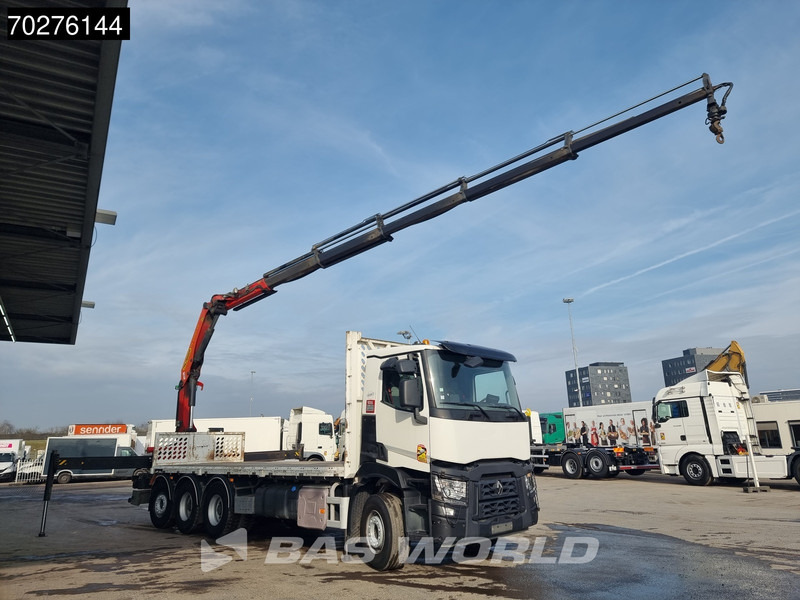 Renault C 380 8X4 Palfinger PK 23001 EH Remote Lift+Lenkachse Euro 6 - Vrachtwagen met open laadbak, Kraanwagen: afbeelding 3 Renault C 380 8X4 Palfinger PK 23001 EH Remote Lift+Lenkachse Euro 6 - Vrachtwagen met open laadbak, Kraanwagen: afbeelding 3