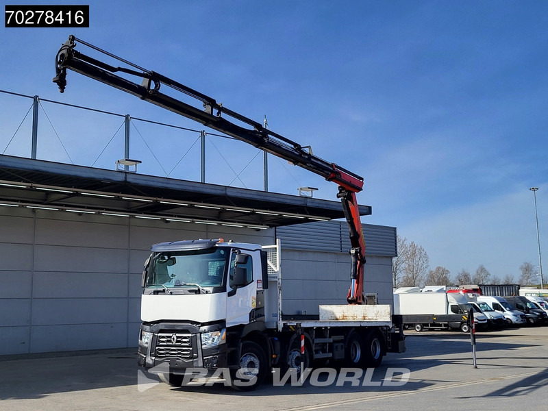 Renault C 430 8X4 Palfinger PK33002EH Euro 6 Big Axle - Vrachtwagen met open laadbak, Kraanwagen: afbeelding 3 Renault C 430 8X4 Palfinger PK33002EH Euro 6 Big Axle - Vrachtwagen met open laadbak, Kraanwagen: afbeelding 3