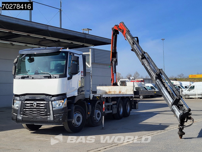 Renault C 430 8X4 Palfinger PK33002EH Euro 6 Big Axle - Vrachtwagen met open laadbak, Kraanwagen: afbeelding 1 Renault C 430 8X4 Palfinger PK33002EH Euro 6 Big Axle - Vrachtwagen met open laadbak, Kraanwagen: afbeelding 1