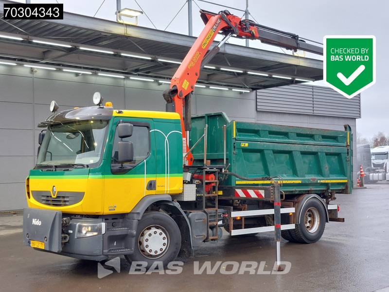 Renault D 280 D 4X2 Palfinger 12t/m Crane Tipper Automatic Euro 5 - Kipper vrachtwagen, Kraanwagen: afbeelding 1 Renault D 280 D 4X2 Palfinger 12t/m Crane Tipper Automatic Euro 5 - Kipper vrachtwagen, Kraanwagen: afbeelding 1