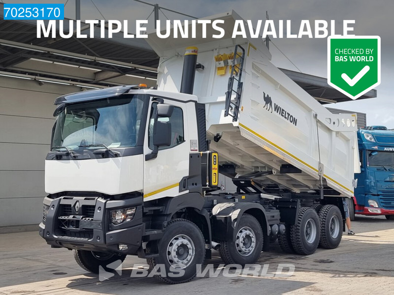 Renault K 420 8X4 More units available! Optidriver 20m3 Drum Brakes SteelSuspension StandKlima Euro 3 - Kipper vrachtwagen: afbeelding 1 Renault K 420 8X4 More units available! Optidriver 20m3 Drum Brakes SteelSuspension StandKlima Euro 3 - Kipper vrachtwagen: afbeelding 1