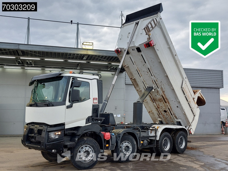 Renault K 460 8X4 17m3 Meiller tipper Steel suspension Big-Axle Automatic Euro 6 - Kipper vrachtwagen: afbeelding 1 Renault K 460 8X4 17m3 Meiller tipper Steel suspension Big-Axle Automatic Euro 6 - Kipper vrachtwagen: afbeelding 1