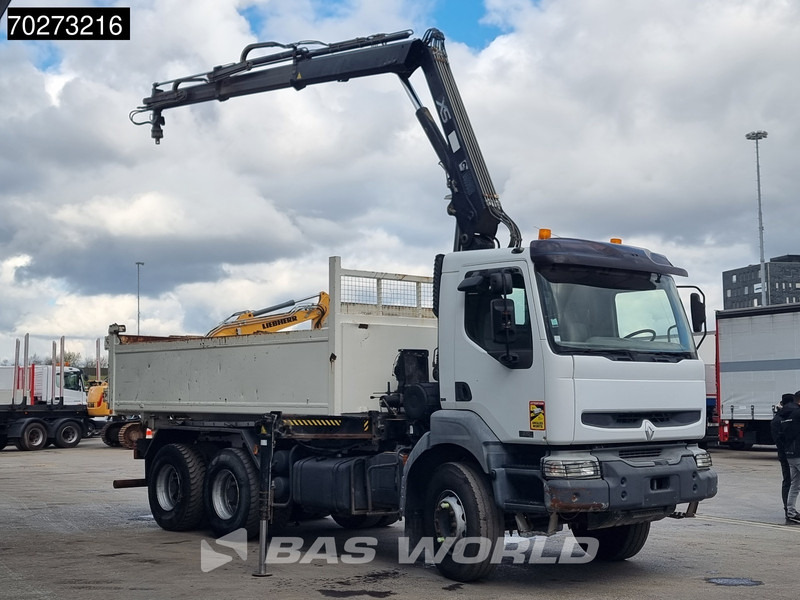 Renault Kerax 360 6X4 Hiab 144 B-2 Hiduo Kran Manual Big-Axle Steelsuspension Euro 3 - Kipper vrachtwagen, Kraanwagen: afbeelding 3 Renault Kerax 360 6X4 Hiab 144 B-2 Hiduo Kran Manual Big-Axle Steelsuspension Euro 3 - Kipper vrachtwagen, Kraanwagen: afbeelding 3