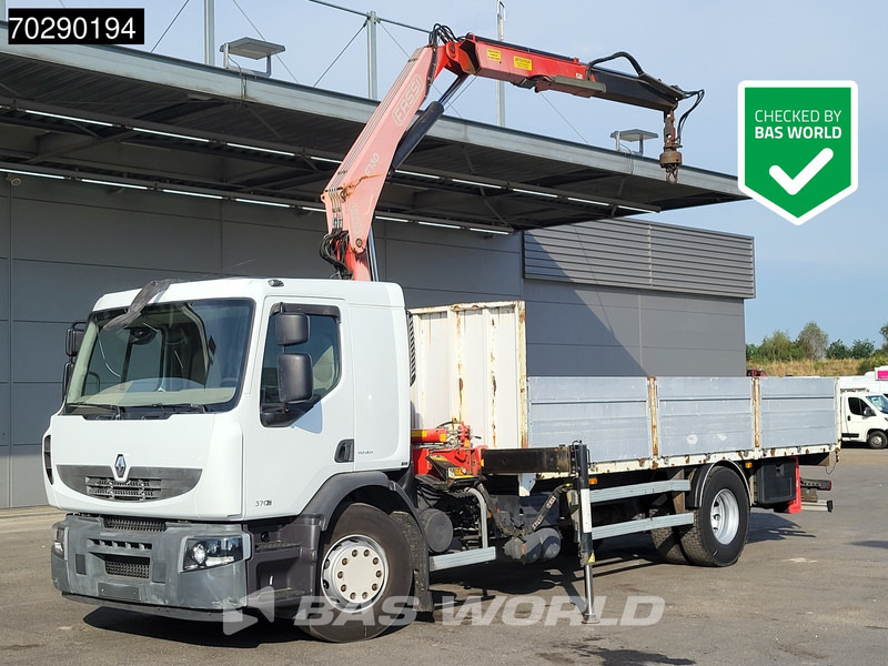 Renault Premium 370 4X2 Fassi F130A.21 Crane Manual Euro 4 - Vrachtwagen met open laadbak, Kraanwagen: afbeelding 1 Renault Premium 370 4X2 Fassi F130A.21 Crane Manual Euro 4 - Vrachtwagen met open laadbak, Kraanwagen: afbeelding 1