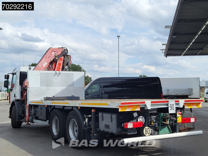 Vrachtwagen met open laadbak, Kraanwagen Renault Premium 370 6X2 Fassi F330B.23 Kran Crane Manual Big-Axle Lift-Axle Euro 4: afbeelding 9