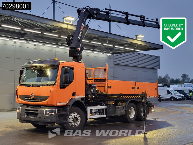 Renault Premium 430 Lander 6X4 HIAB 211 EP-4 Crane Tipper Big-Axle Automatic Euro 5 - Kipper vrachtwagen, Kraanwagen: afbeelding 1 Renault Premium 430 Lander 6X4 HIAB 211 EP-4 Crane Tipper Big-Axle Automatic Euro 5 - Kipper vrachtwagen, Kraanwagen: afbeelding 1
