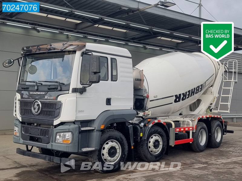 SHACMAN 8x4 EURO 6 8X4 NEW! 8m3 Liebherr Mixer Big-Axle Steel Suspension - Betonmixer: afbeelding 1 SHACMAN 8x4 EURO 6 8X4 NEW! 8m3 Liebherr Mixer Big-Axle Steel Suspension - Betonmixer: afbeelding 1