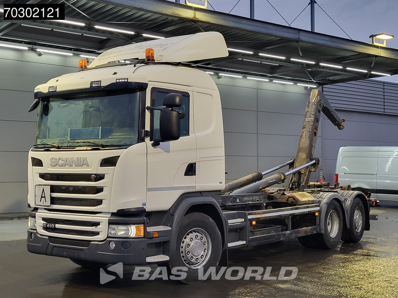 Scania G410 6X2 20tons Meiller containersystem Lift+steering Axle Retarder Euro 6 - Haakarmsysteem vrachtwagen: afbeelding 3 Scania G410 6X2 20tons Meiller containersystem Lift+steering Axle Retarder Euro 6 - Haakarmsysteem vrachtwagen: afbeelding 3