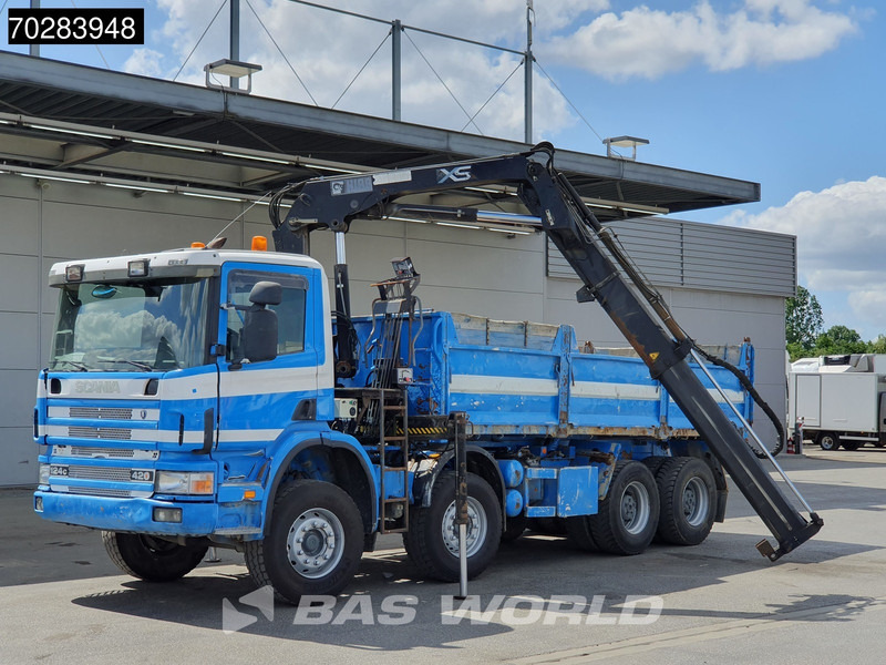Scania G420 8X4 15m3 tipper Hiab 144 Crane Steelsuspension Manual Big-Axle Euro 3 - Kipper vrachtwagen, Kraanwagen: afbeelding 5 Scania G420 8X4 15m3 tipper Hiab 144 Crane Steelsuspension Manual Big-Axle Euro 3 - Kipper vrachtwagen, Kraanwagen: afbeelding 5