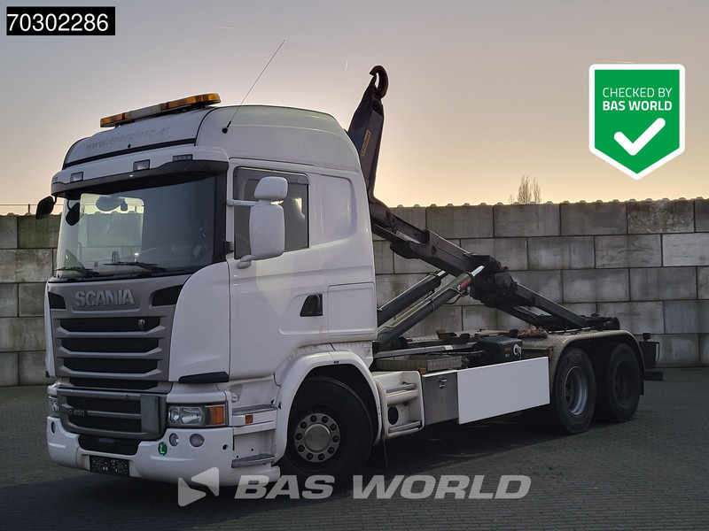 Scania G450 6X2 HIAB XR21Z59 containersystem 3-pedals Retarder Lift-Axle Euro 6 - Haakarmsysteem vrachtwagen: afbeelding 1 Scania G450 6X2 HIAB XR21Z59 containersystem 3-pedals Retarder Lift-Axle Euro 6 - Haakarmsysteem vrachtwagen: afbeelding 1