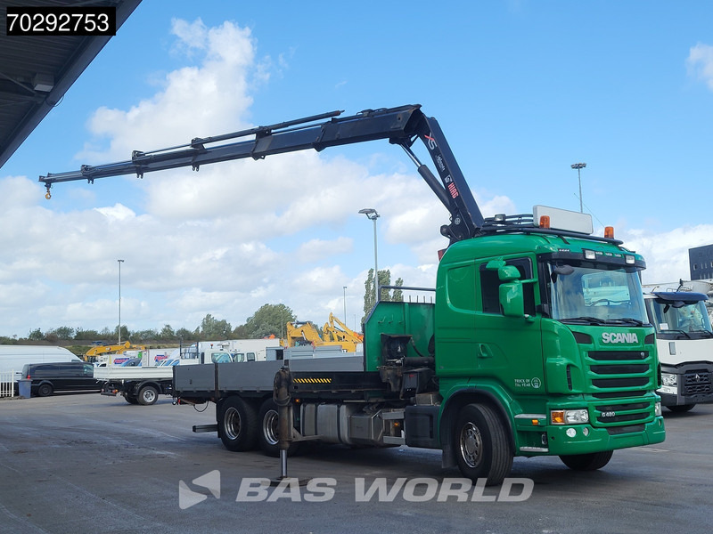 Scania G480 G 6X2 Hiab 244 EP-5 HIDUO Kran Crane Retarder Lift-Axle Euro 5 - Vrachtwagen met open laadbak, Kraanwagen: afbeelding 3 Scania G480 G 6X2 Hiab 244 EP-5 HIDUO Kran Crane Retarder Lift-Axle Euro 5 - Vrachtwagen met open laadbak, Kraanwagen: afbeelding 3