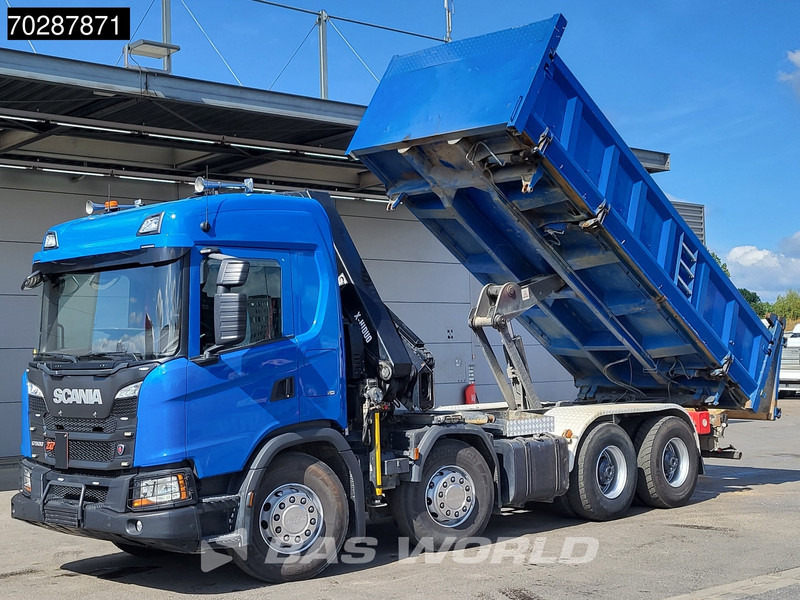 Scania G500 8X4 Hiab X-HIDUO 228 E-3 Crane Retarder Big-Axle Josset Menguy Tipper 14m3 Euro 6 - Kipper vrachtwagen, Kraanwagen: afbeelding 2 Scania G500 8X4 Hiab X-HIDUO 228 E-3 Crane Retarder Big-Axle Josset Menguy Tipper 14m3 Euro 6 - Kipper vrachtwagen, Kraanwagen: afbeelding 2