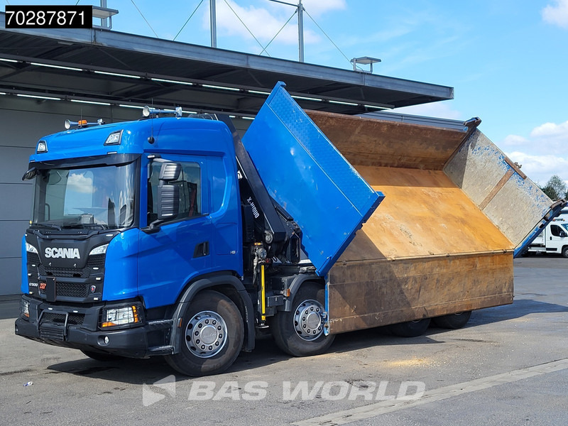 Scania G500 8X4 Hiab X-HIDUO 228 E-3 Crane Retarder Big-Axle Josset Menguy Tipper 14m3 Euro 6 - Kipper vrachtwagen, Kraanwagen: afbeelding 3 Scania G500 8X4 Hiab X-HIDUO 228 E-3 Crane Retarder Big-Axle Josset Menguy Tipper 14m3 Euro 6 - Kipper vrachtwagen, Kraanwagen: afbeelding 3