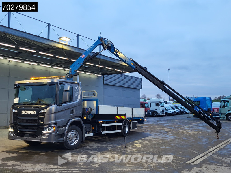 Scania P280 4X2 HMF 1420K-RC Kran Crane Leather seats Automatic Euro 6 - Vrachtwagen met open laadbak, Kraanwagen: afbeelding 5 Scania P280 4X2 HMF 1420K-RC Kran Crane Leather seats Automatic Euro 6 - Vrachtwagen met open laadbak, Kraanwagen: afbeelding 5