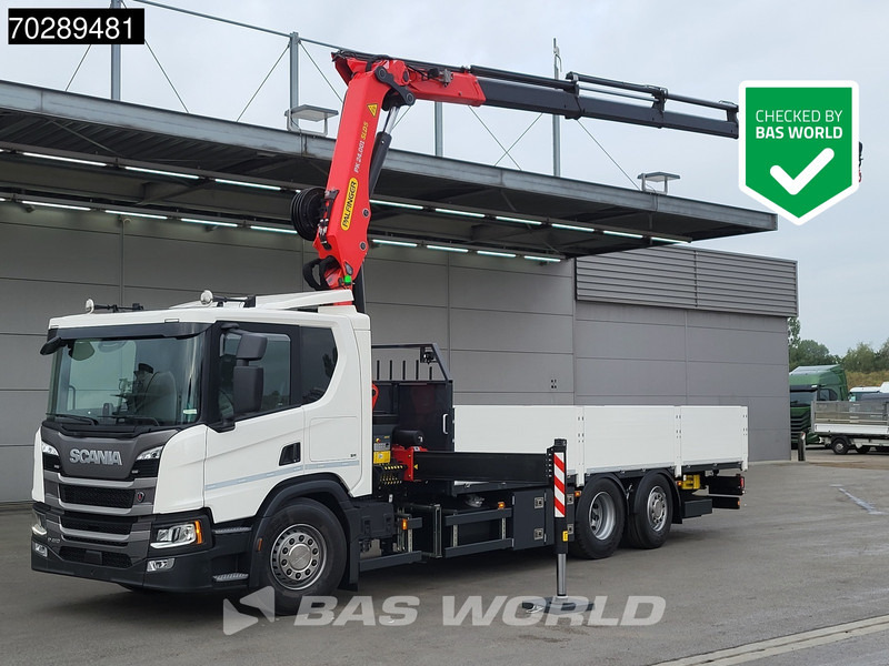 Scania P410 6X2 NEW! Palfinger PK24-001 SLD 5 Kran Crane Retarder Lift+steering axle - Vrachtwagen met open laadbak, Kraanwagen: afbeelding 1 Scania P410 6X2 NEW! Palfinger PK24-001 SLD 5 Kran Crane Retarder Lift+steering axle - Vrachtwagen met open laadbak, Kraanwagen: afbeelding 1
