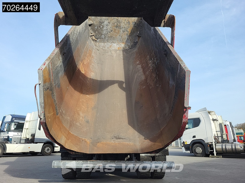 Kipper vrachtwagen Scania P410 8X4 NL-Truck 19m3 tipper box heating Big-Axle Steelsuspension Automatic: afbeelding 8