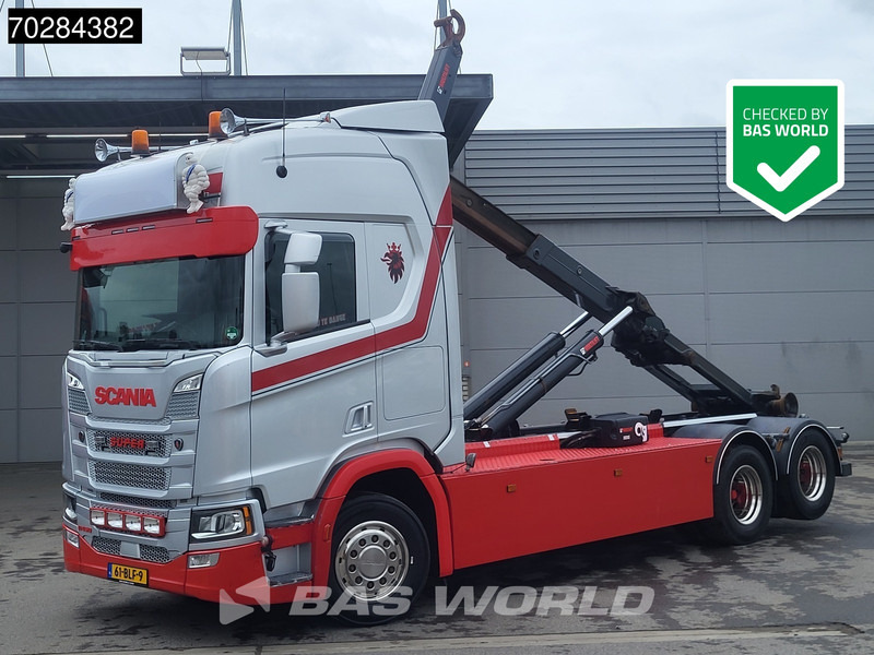 Scania R450 R 6X2 NL-Truck 26t Haak Retarder Liftas Navi Euro 6 - Haakarmsysteem vrachtwagen: afbeelding 1 Scania R450 R 6X2 NL-Truck 26t Haak Retarder Liftas Navi Euro 6 - Haakarmsysteem vrachtwagen: afbeelding 1