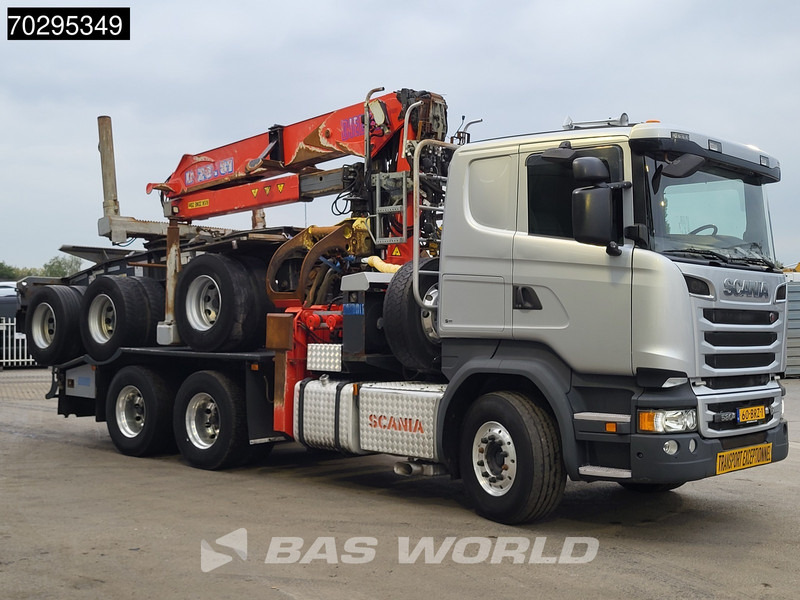 Scania R580 R 6X4 NL-Truck Diebolt D28.81 Kran Crane Holztransport + Dolly Retarder Euro 6 - Houttransport, Kraanwagen: afbeelding 3 Scania R580 R 6X4 NL-Truck Diebolt D28.81 Kran Crane Holztransport + Dolly Retarder Euro 6 - Houttransport, Kraanwagen: afbeelding 3