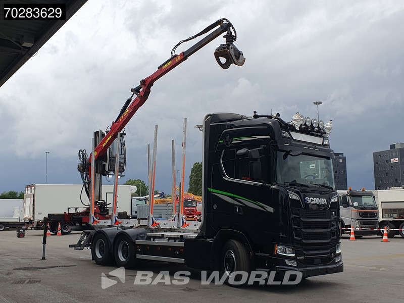 Scania S650 S 6X4 Tajfun LIV100K Kran Holztransport Retarder 3-Pedals Euro 6 - Houttransport, Kraanwagen: afbeelding 3 Scania S650 S 6X4 Tajfun LIV100K Kran Holztransport Retarder 3-Pedals Euro 6 - Houttransport, Kraanwagen: afbeelding 3