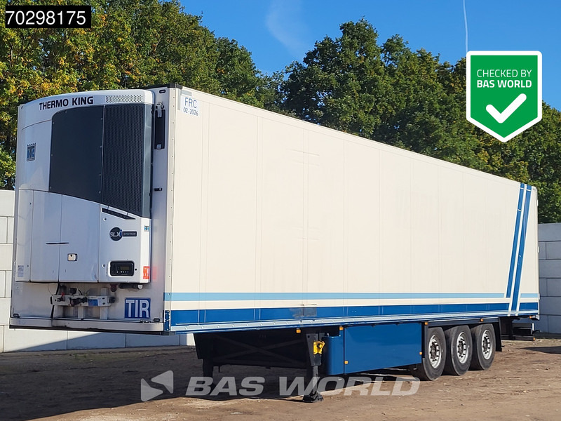 Schmitz Cargobull Thermo King SLXi Spectrum Bloemenbreed Bi-Temp Liftas TUV 04/26 - Koelwagen oplegger: afbeelding 1 Schmitz Cargobull Thermo King SLXi Spectrum Bloemenbreed Bi-Temp Liftas TUV 04/26 - Koelwagen oplegger: afbeelding 1