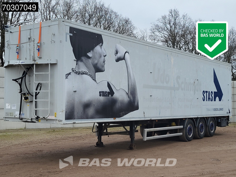 Stas S300ZX 3 axles 92m3 Lifting Axle 10mm - Schuifvloer oplegger: afbeelding 1 Stas S300ZX 3 axles 92m3 Lifting Axle 10mm - Schuifvloer oplegger: afbeelding 1