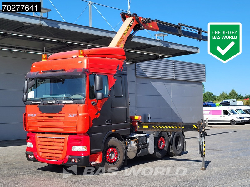 DAF XF 410 XF 6X2 Hydraulik Lift+Lenkachse Kran Palfinger PK20002 Euro 5 - Trekker: afbeelding 1 DAF XF 410 XF 6X2 Hydraulik Lift+Lenkachse Kran Palfinger PK20002 Euro 5 - Trekker: afbeelding 1