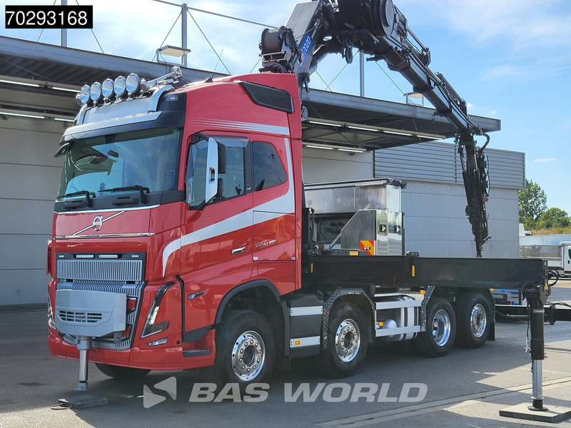 Volvo FH16 650 FH16 8X2 Tractorhead HMF 7020K-RCS Crane + Fly-Jib Lift+Steering Axle Navi ACC - Trekker: afbeelding 5 Volvo FH16 650 FH16 8X2 Tractorhead HMF 7020K-RCS Crane + Fly-Jib Lift+Steering Axle Navi ACC - Trekker: afbeelding 5