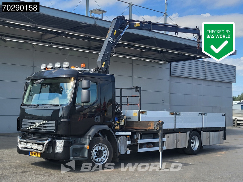 Volvo FE 240 4X2 HMF 760 K2 Kran Crane Remote control Manual Euro 5 - Vrachtwagen met open laadbak, Kraanwagen: afbeelding 1 Volvo FE 240 4X2 HMF 760 K2 Kran Crane Remote control Manual Euro 5 - Vrachtwagen met open laadbak, Kraanwagen: afbeelding 1
