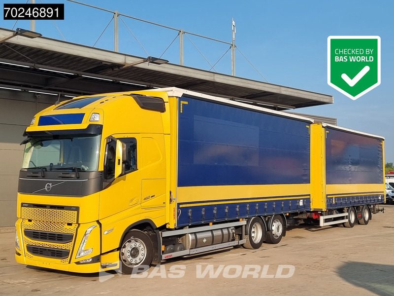 Volvo FH 460 6X2 LNG combi ACC Navi Standklima Liftachse LED EURO 6 - Schuifzeilen vrachtwagen: afbeelding 1 Volvo FH 460 6X2 LNG combi ACC Navi Standklima Liftachse LED EURO 6 - Schuifzeilen vrachtwagen: afbeelding 1