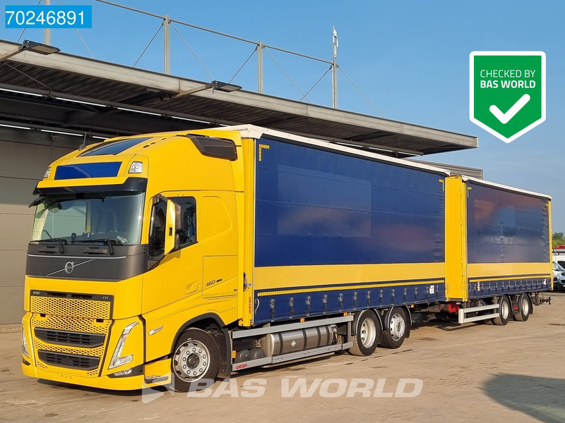 Volvo FH 460 6X2 LNG combi ACC Navi Standklima Liftachse LED EURO 6 - Schuifzeilen vrachtwagen: afbeelding 1 Volvo FH 460 6X2 LNG combi ACC Navi Standklima Liftachse LED EURO 6 - Schuifzeilen vrachtwagen: afbeelding 1