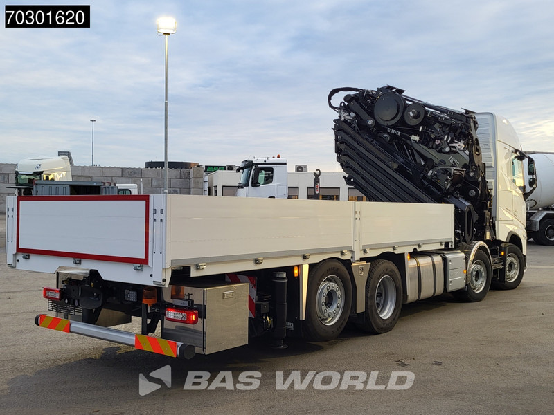 Vrachtwagen met open laadbak, Kraanwagen Volvo FH 460 8X2 UNUSED EFFER 1000 9S + 6S Crane + Fly-Jib Lift+Lenkachse VEB+ Euro 6: afbeelding 18