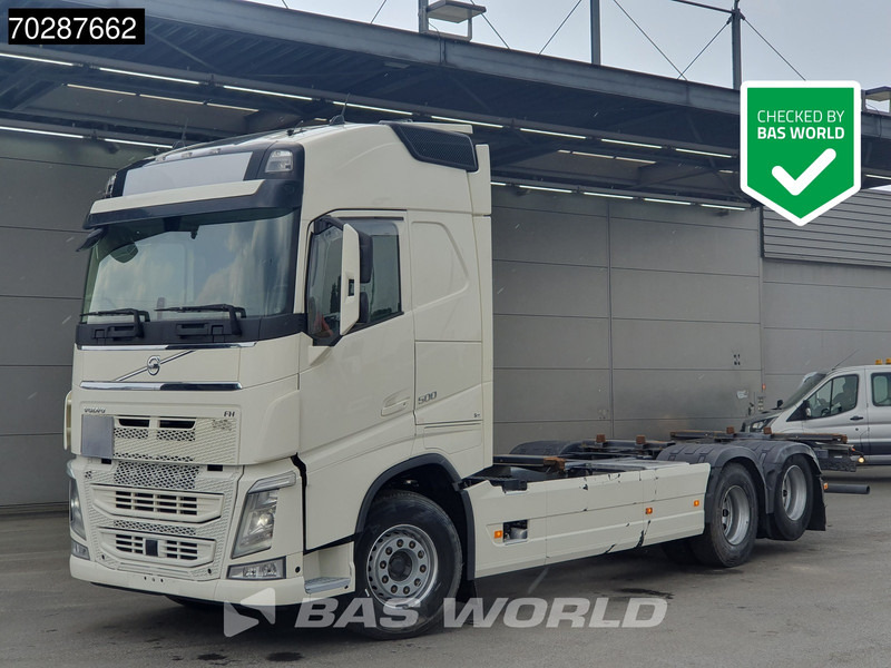 Volvo FH 500 FH 6X2 BDF Liftaxle Automatic Xenon Navi ACC Euro 6 - Containertransporter/ Wissellaadbak vrachtwagen: afbeelding 1 Volvo FH 500 FH 6X2 BDF Liftaxle Automatic Xenon Navi ACC Euro 6 - Containertransporter/ Wissellaadbak vrachtwagen: afbeelding 1