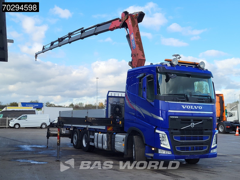 Volvo FH 540 FH 6X2 HMF 3220-K7 Crane Kran Lift-Axle Big-Axle Xenon Automatic Euro 6 - Vrachtwagen met open laadbak, Kraanwagen: afbeelding 3 Volvo FH 540 FH 6X2 HMF 3220-K7 Crane Kran Lift-Axle Big-Axle Xenon Automatic Euro 6 - Vrachtwagen met open laadbak, Kraanwagen: afbeelding 3