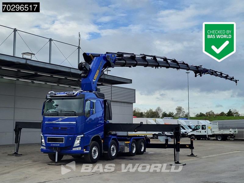 Volvo FH 540 FH 8X4 Palfinger PK165.002 TEC G Fly-Jib Winch Big-Axle VEB+ Euro 6 - Vrachtwagen met open laadbak, Kraanwagen: afbeelding 1 Volvo FH 540 FH 8X4 Palfinger PK165.002 TEC G Fly-Jib Winch Big-Axle VEB+ Euro 6 - Vrachtwagen met open laadbak, Kraanwagen: afbeelding 1