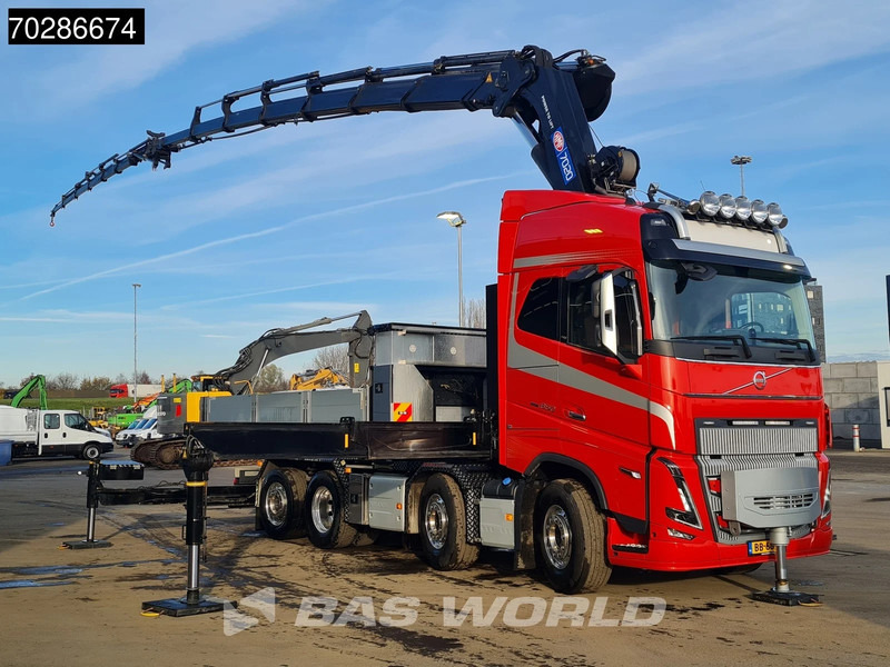 Volvo FH16 650 FH16 8X2 NL-Truck HMF 7020K-RCS Crane + Jib Lift+Steering-Axle Navi LED - Vrachtwagen met open laadbak, Kraanwagen: afbeelding 3 Volvo FH16 650 FH16 8X2 NL-Truck HMF 7020K-RCS Crane + Jib Lift+Steering-Axle Navi LED - Vrachtwagen met open laadbak, Kraanwagen: afbeelding 3