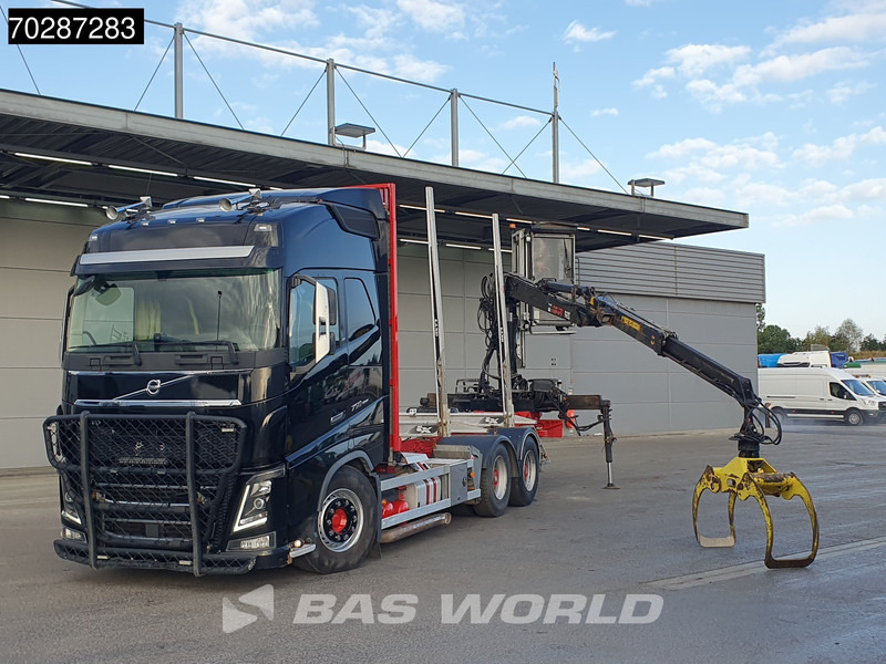 Volvo FH16 750 FH16 6X4 HIAB E96S 79 wood crane Retarder Dynamic-Steering Big-Axle Euro 6 - Houttransport, Kraanwagen: afbeelding 5 Volvo FH16 750 FH16 6X4 HIAB E96S 79 wood crane Retarder Dynamic-Steering Big-Axle Euro 6 - Houttransport, Kraanwagen: afbeelding 5