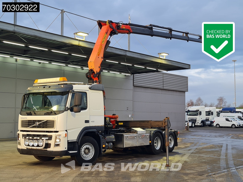 Volvo FM 400 FM 6X2 Palfinger PK20002 Crane 17tons Palift Lift+steering Axle Automatic Euro 3 - Haakarmsysteem vrachtwagen, Kraanwagen: afbeelding 1 Volvo FM 400 FM 6X2 Palfinger PK20002 Crane 17tons Palift Lift+steering Axle Automatic Euro 3 - Haakarmsysteem vrachtwagen, Kraanwagen: afbeelding 1