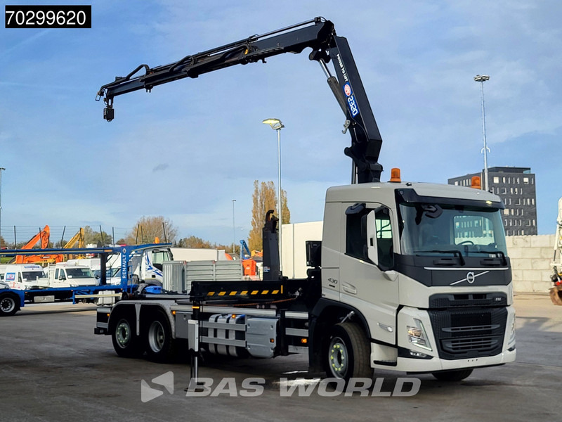 Volvo FM 430 FM 6X2 HMF 2320K-RCS Kran Crane + VDL S-21-6200 Lift + Steering Axle - Haakarmsysteem vrachtwagen, Kraanwagen: afbeelding 3 Volvo FM 430 FM 6X2 HMF 2320K-RCS Kran Crane + VDL S-21-6200 Lift + Steering Axle - Haakarmsysteem vrachtwagen, Kraanwagen: afbeelding 3