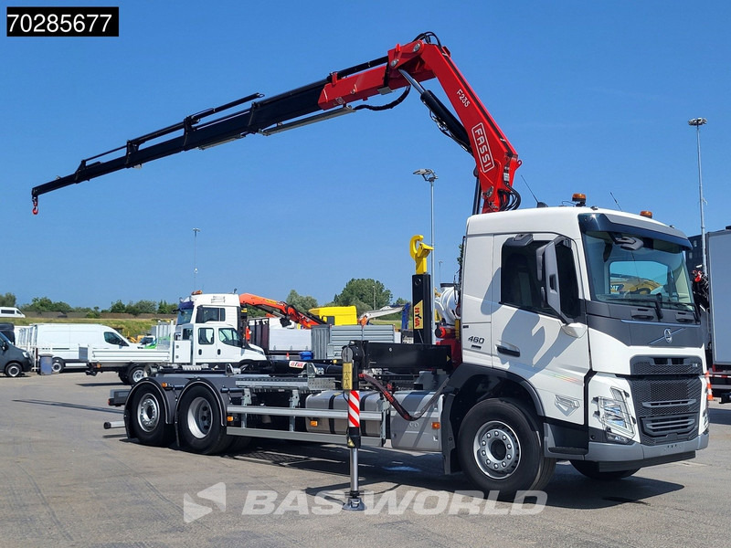 Volvo FM 460 6X2 NEW! FASSI F235A.0.25 Kran + HYVA 20-57-S Lift+steering axle Euro 6 - Haakarmsysteem vrachtwagen, Kraanwagen: afbeelding 3 Volvo FM 460 6X2 NEW! FASSI F235A.0.25 Kran + HYVA 20-57-S Lift+steering axle Euro 6 - Haakarmsysteem vrachtwagen, Kraanwagen: afbeelding 3